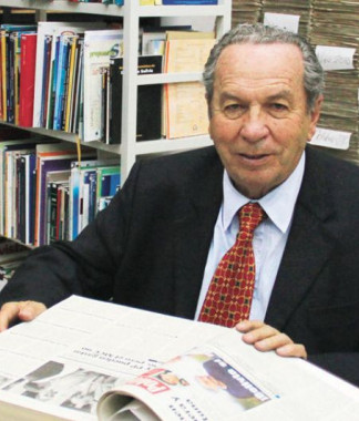 Mariano Baptista Gumucio, miembro de la Academia Boliviana de la Lengua. Foto: Eduardo Schwartzberg para La Razón.