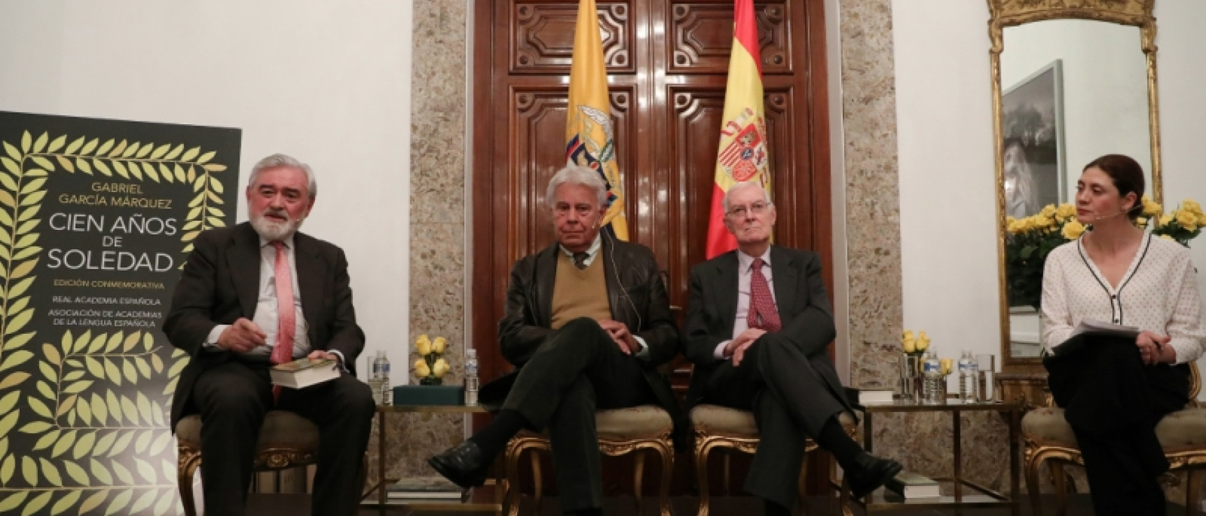 Presentación de la reimpresión de «Cien años de soledad» en la Embajada de Colombia.