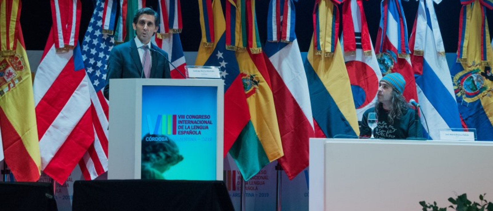 José María Álvarez-Pallete y Chema Alonso hablan sobre la lengua y la inteligencia artificial.