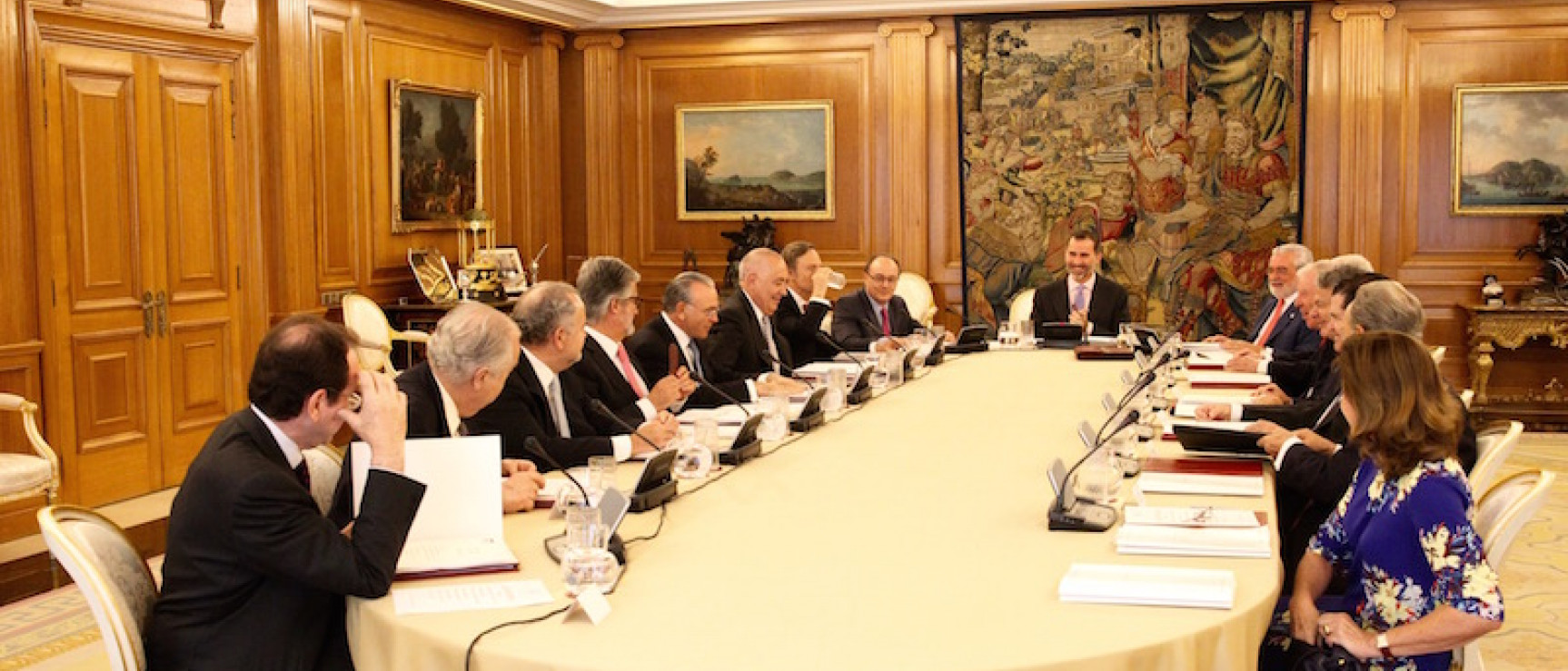 El Patronato se ha reunido en La Zarzuela. © Casa de S.M. el Rey