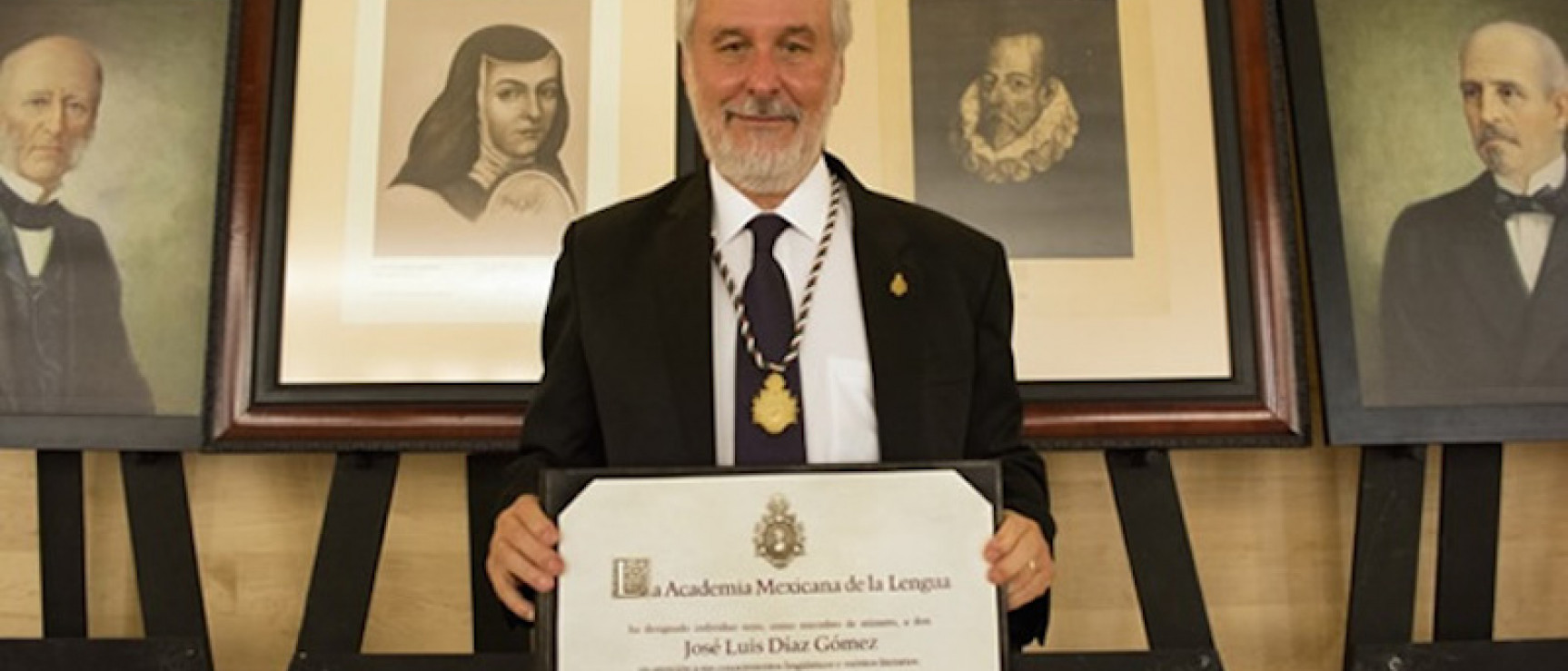 José Luis Díaz Gómez, de la Academia Mexicana de la Lengua. Foto: AML.