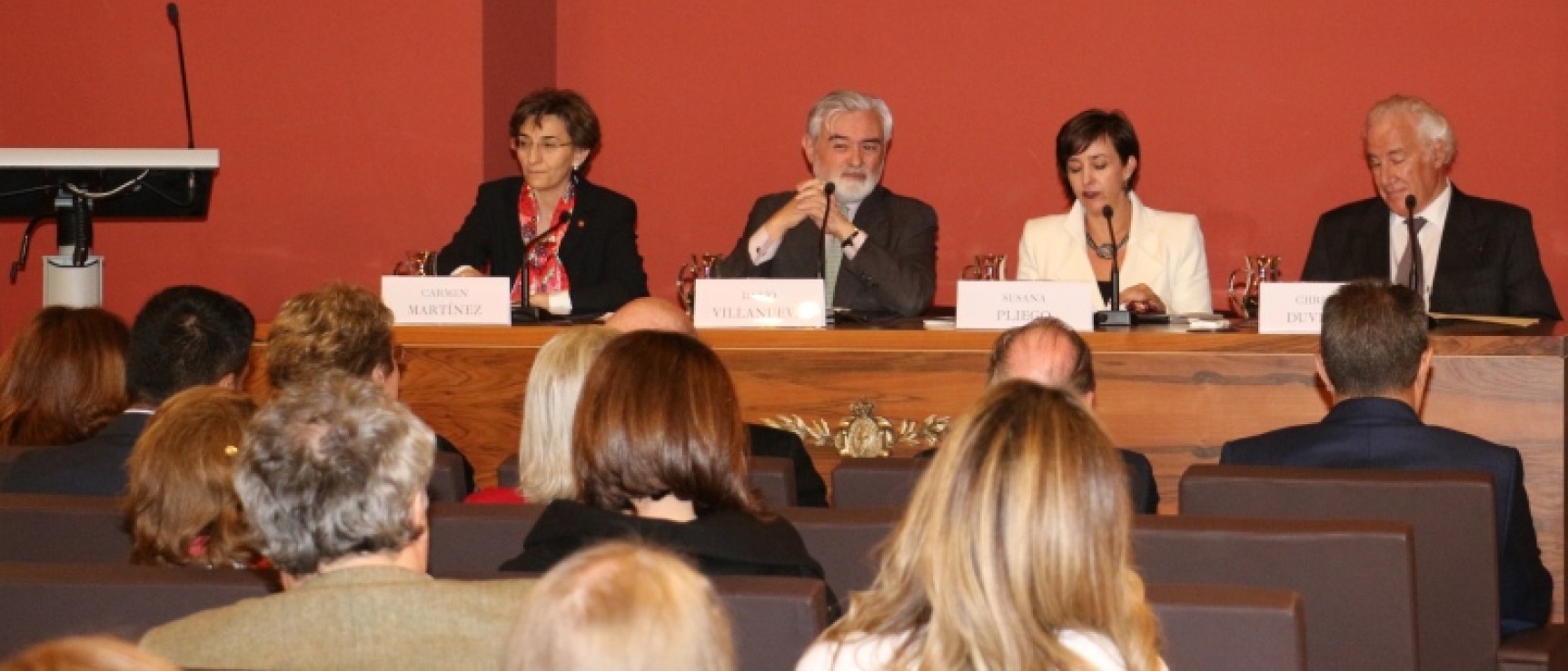 Homenaje a José Luis Martínez, exdirector de la Academia Mexicana de la Lengua, en la RAE.