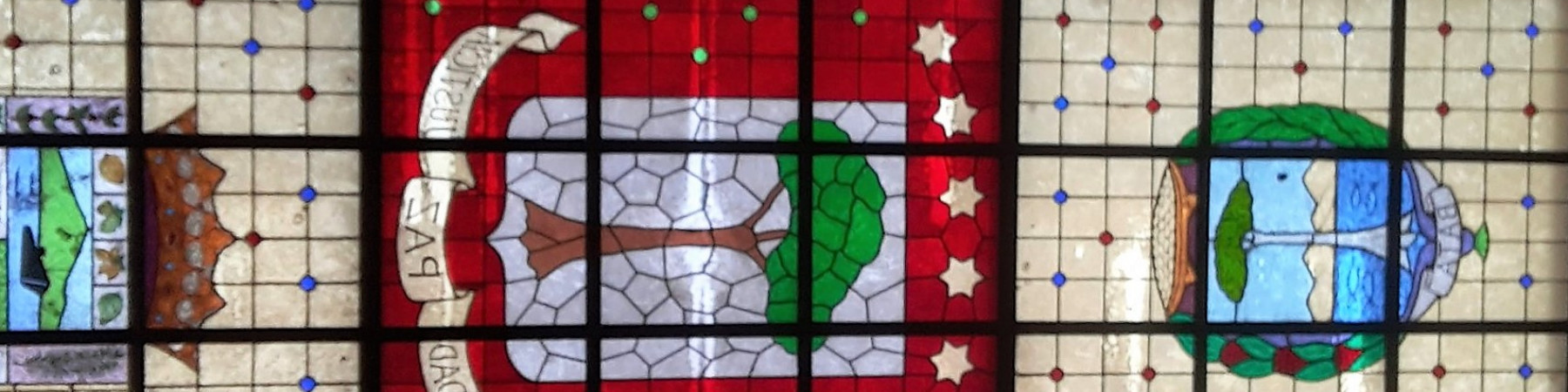 Vidriera de la Academia Ecuatoguineana de la Lengua