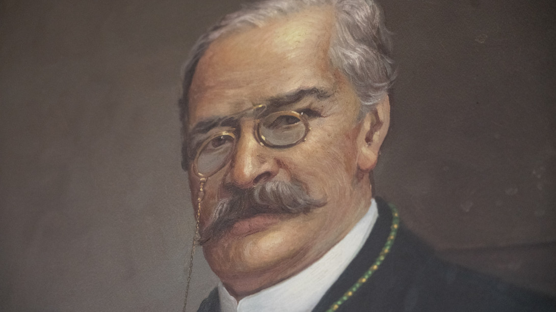 Retrato de Ricardo Palma (foto: RAE)