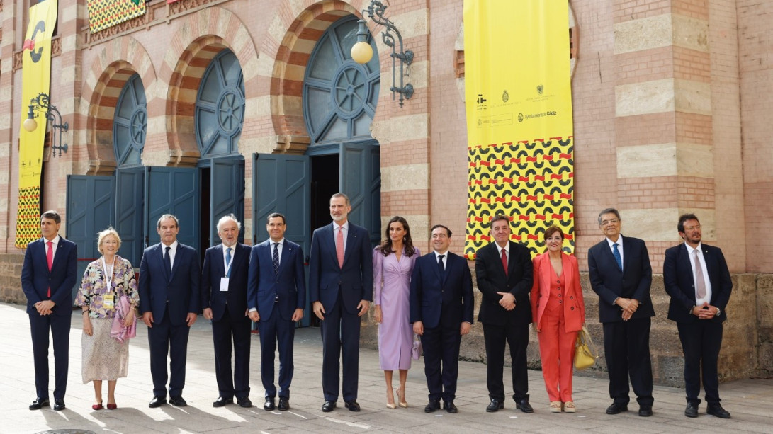 Inauguración del IX CILE en el Teatro Falla de Cádiz (foto: Casa Real)
