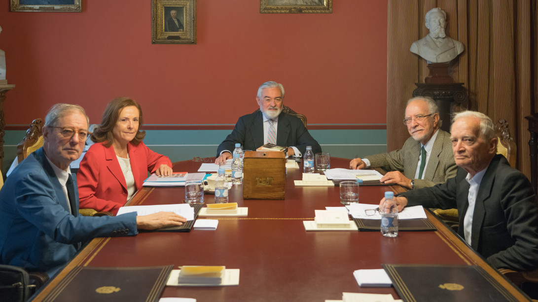 Jurado del Premio RAE 2018, presidido por el director.