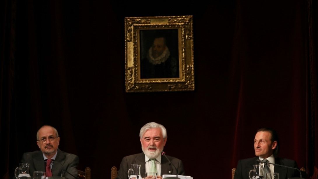 La clausura se ha celebrado en el salón de actos de la RAE.