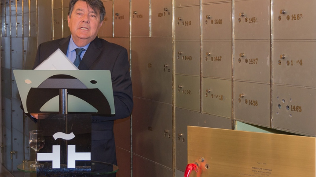 Roberto Chavero, hijo de Atahualpa Yupanqui. 