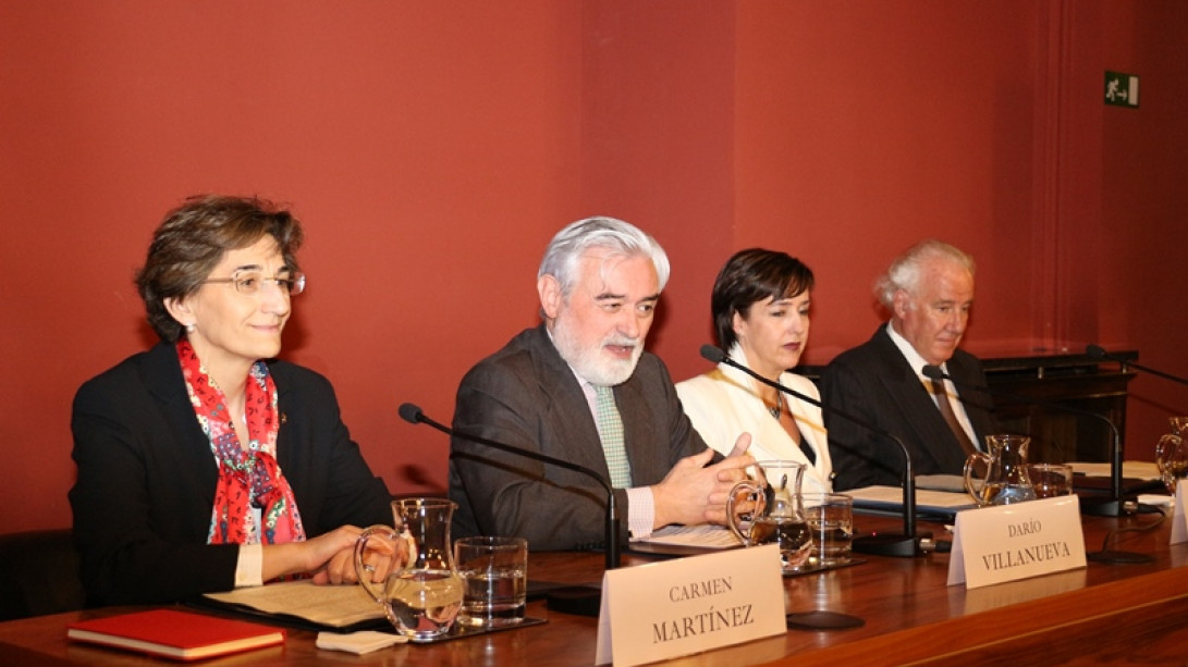 Darío Villanueva durante su intervención. 