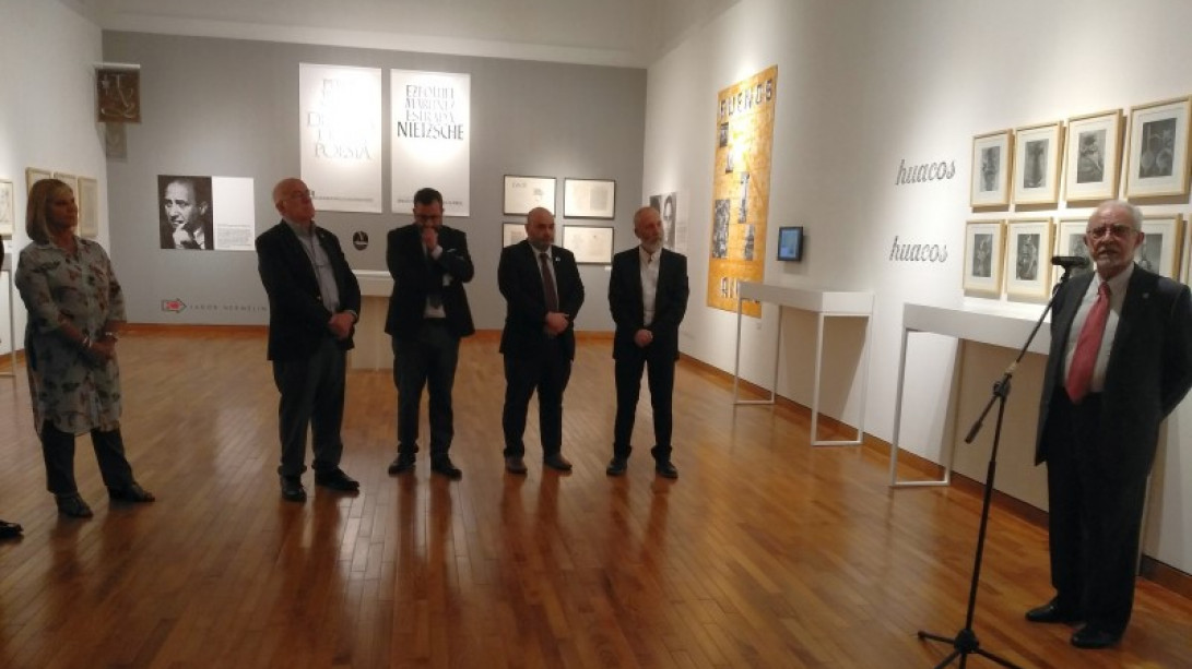 José María Merino durante su intervención.