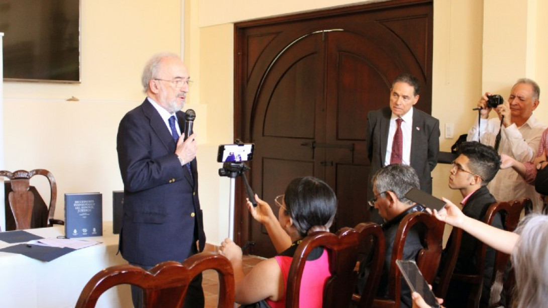 Rueda de prensa en Panamá (foto: APL)