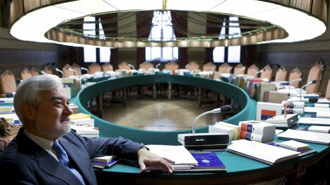 Darío Villanueva, director de la RAE y presidente de la ASALE. © COLPISA/Elvira Megías.