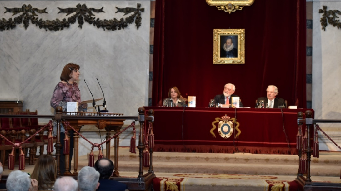 Mirta Roa ha sido la encargada de leer unos fragmentos de «Yo el Supremo».