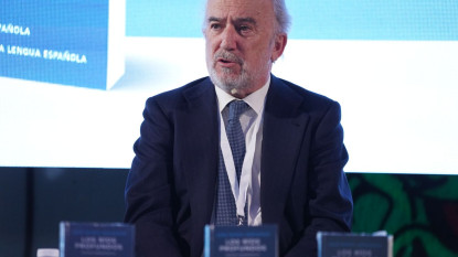 Santiago Muñoz Machado, en la presentación de «Los ríos profundos» (foto: RAE)