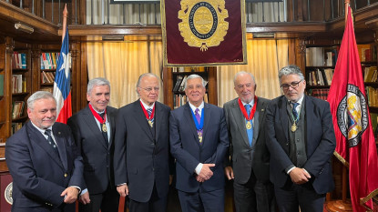 Santiago Muñoz Machado, investido miembro honorario de la Academia Chilena de Ciencias Sociales, Políticas y Morales