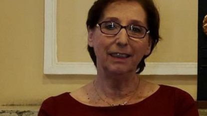 Ana María Nafría, miembro de número de la Academia Salvadoreña de la Lengua. Foto: Zamora24horas.