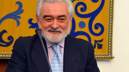 Darío Villanueva en la UCLM.