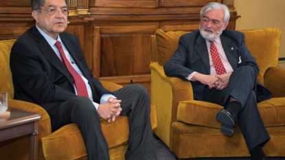 Sergio Ramírez y Darío Villanueva. 