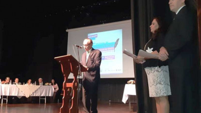 Intervención del presidente de la Academia Paraguaya de la Lengua, José Moreno Rufinelli.