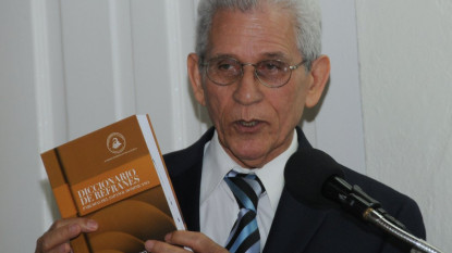 Bruno Rosario Candelier, director de la Academia Dominicana de la Lengua. Foto: Aracelis Mena. 