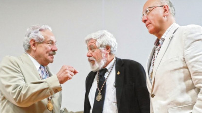 Participantes en el homenaje académico a Fernando del Paso. Foto: El Universal.