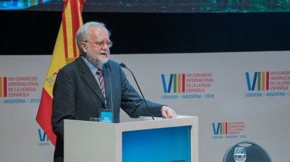 Presentación del «Glosario de términos gramaticales» en Córdoba (Argentina).