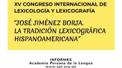 XV Congreso Internacional de Lexicología y Lexicografía 