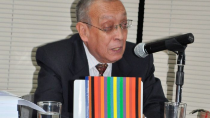 José Roberto Arze Arze, director interino de la Academia Bolivariana de la Lengua