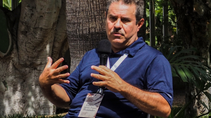 Francisco Javier Pérez, secretario general de la ASALE, en el III Festival Hispanoamericano de Escritores
