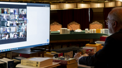 Segundo pleno virtual de la ASALE, presidido por Santiago Muñoz Machado, director de la RAE y presidente de la ASALE
