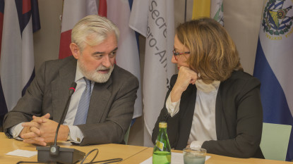 La ASALE se reúne con la secretaria general iberoamericana en la sede de la SEGIB.