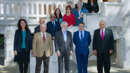 La Comisión Interacadémica del «DLE». Foto: Rafa Saiz.