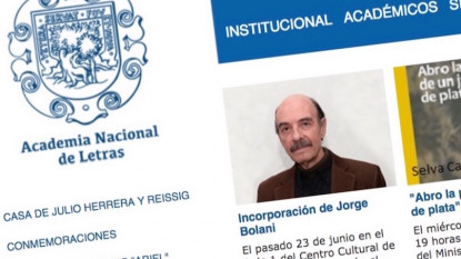 Portal de la Academia Nacional de Letras de Uruguay. Detalle.