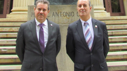 Francisco Javier Pérez (izquierda) y Juan Carlos Vergara.