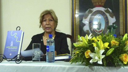 Berna Pérez Ayala, directora de la Academia Panameña.