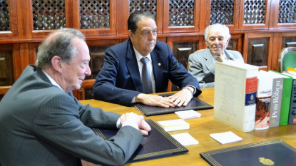 El presidente de ASALE en la clausura de la Comisión Permanente.