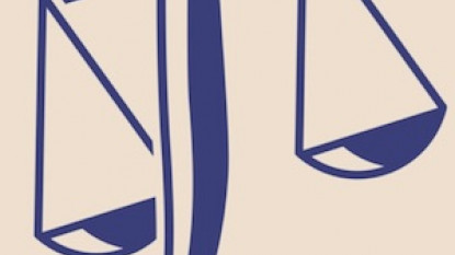 Libro de estilo de la Justicia. Detalle de la cubierta.