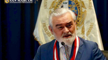 Darío Villanueva, Medalla al Mérito Académico de la Universidad San Marcos.