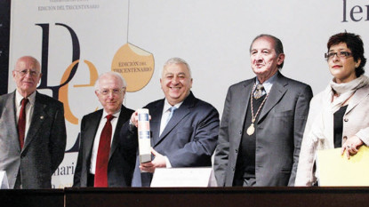 Presentación del «Diccionario de la lengua española» en México D. F. Foto: Excelsior.