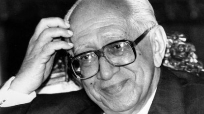 El expresidente Ramón J. Velásquez. Foto: El Nacional. 