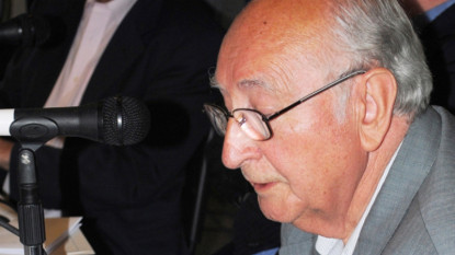 Pedro Lastra, II Premio Internacional de Ensayo Pedro Henríquez Ureña. Foto: Urbe Salvaje