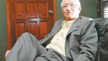 Manuel Matos Moquete, bibliotecario de la Academia Dominicana de la Lengua. Foto: Listín Diario.