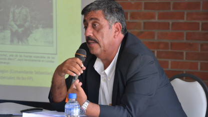 Ricardo Roque Baldovinos, miembro de número de la Academia Salvadoreña de la Lengua. Foto: Universidad Rafael Landívar 